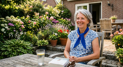 Koelsjaal in gebruik – verkoeling zonder airco